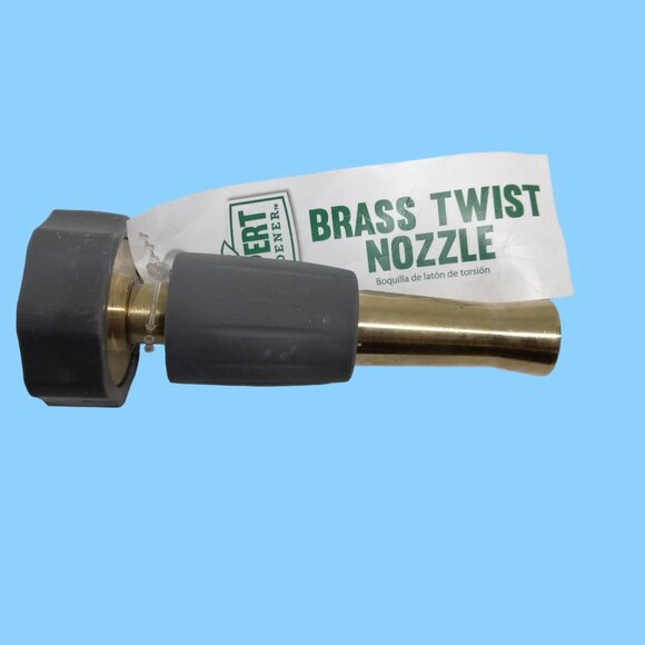 Expert Gardener Other - Expert Gardener Brass Twist Nozzle Water Sprayer 4 inch Adjustabl Metal Tip